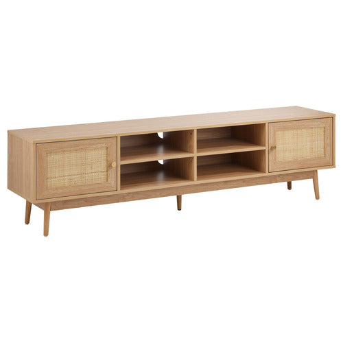 LIVING FUSION 180CM VESTA RATTAN TV UNIT