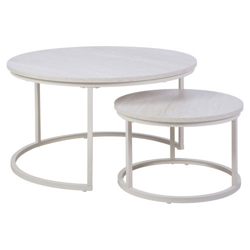 MADDISON LANE 2 PIECE BERRYL NESTING COFFEE TABLE SET