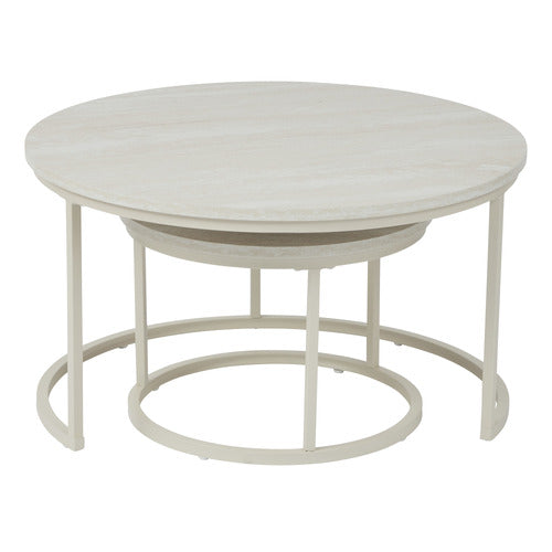 MADDISON LANE 2 PIECE BERRYL NESTING COFFEE TABLE SET