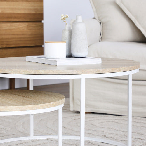 MADDISON LANE 2 PIECE DEREK NESTING COFFEE TABLE SET