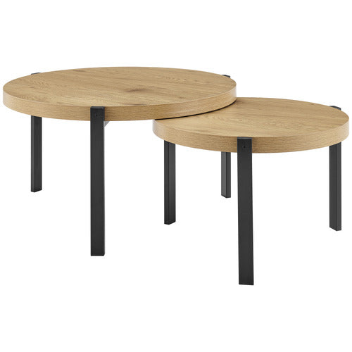 CORE LIVING 2 PIECE RAGNAR NESTING COFFEE TABLE SET