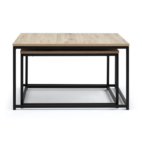 CORE LIVING 2 PIECE ELLIOT NESTING COFFEE TABLE SET