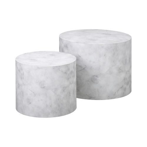 LIVING FUSION 2 PIECE ETAN COFFEE TABLE SET