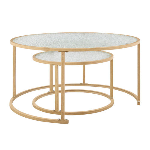 CORE LIVING 2 PIECE LENNON NESTING COFFEE TABLE SET