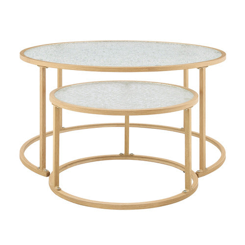 CORE LIVING 2 PIECE LENNON NESTING COFFEE TABLE SET