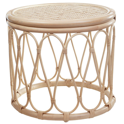 ESTUDIO FURNITURE 2 PIECE LOOP RATTAN COFFEE & SIDE TABLE SET
