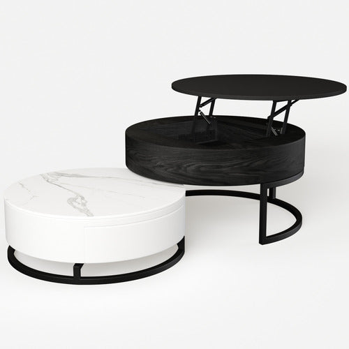 SHIRLEY LANE FURNITURE 2 PIECE LUISA NESTING COFFEE TABLE SET