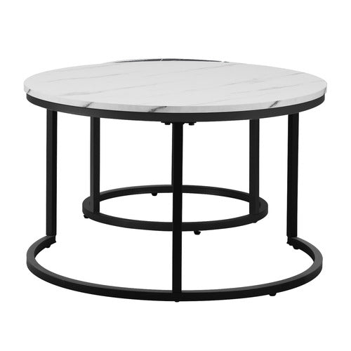LIVING FUSION 2 PIECE MARGAUX NESTING COFFEE TABLE SET