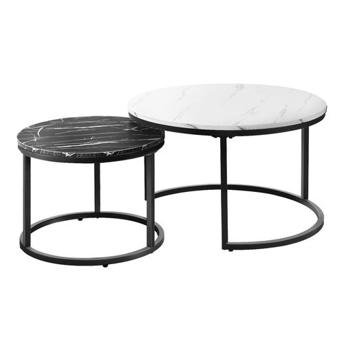 LIVING FUSION 2 PIECE MARGAUX NESTING COFFEE TABLE SET