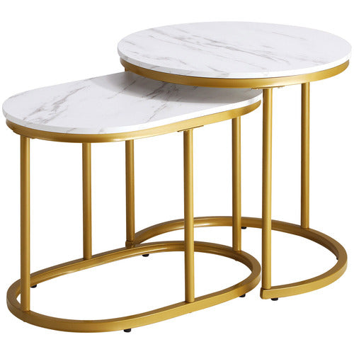 LIVING FUSION 2 PIECE MARIA NESTING COFFEE TABLE SET