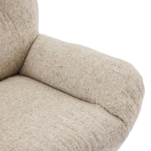 CASSINGTON HOME 2 PIECE RYE UPHOLSTERED SWIVEL CHAIR & FOOTSTOOL SET
