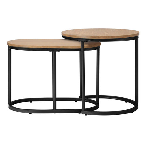 LIVING FUSION 2 PIECE SHERMAN NESTING COFFEE TABLE SET