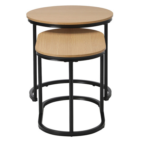 LIVING FUSION 2 PIECE SHERMAN NESTING COFFEE TABLE SET