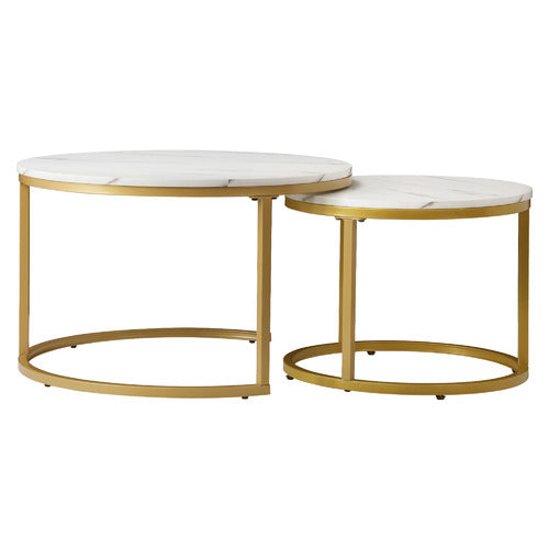 LIVING FUSION 2 PIECE HEIDI NESTING COFFEE TABLE SET