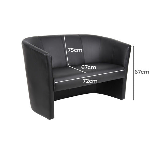 COOPER FURNITURE 2 SEATER TUB CHAIR