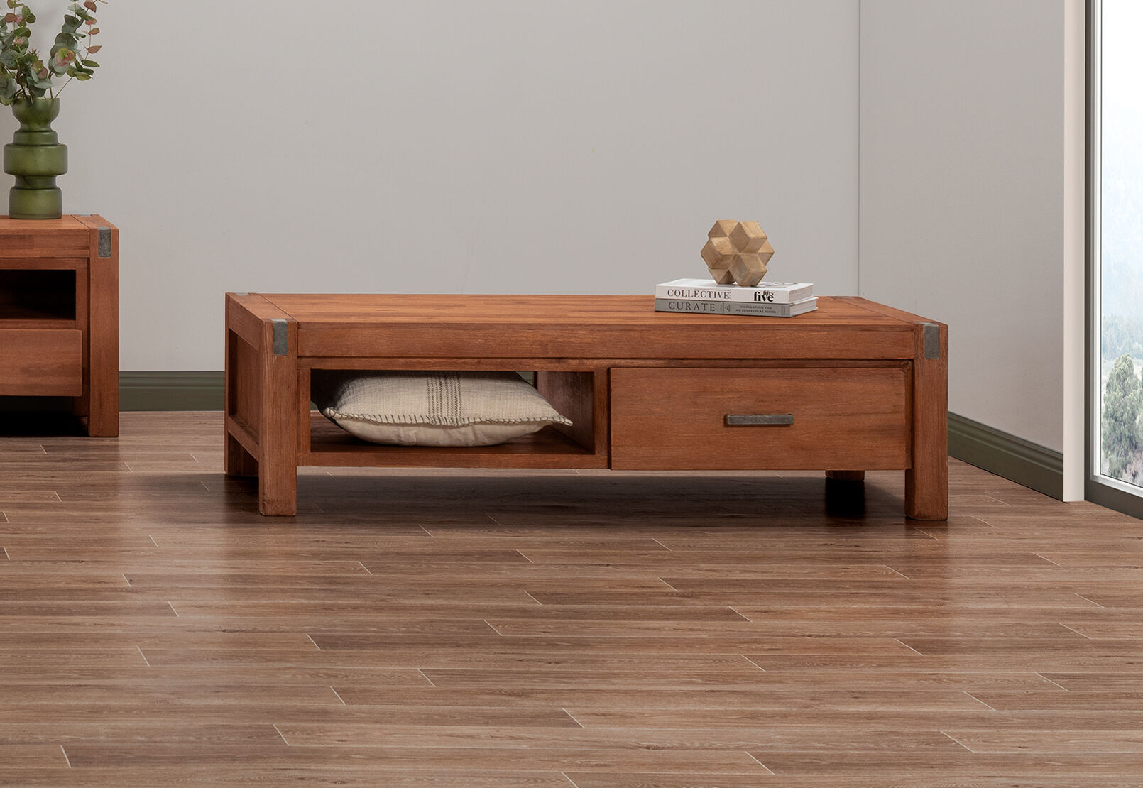 SILVERWOOD COFFEE TABLE PEWTER
