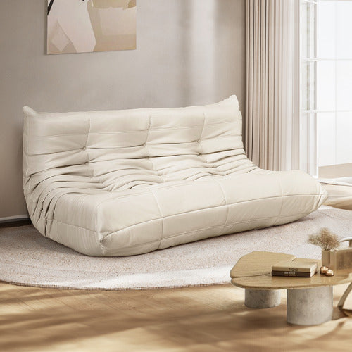 OAKLEIGH HOME VEGA 3 SEATER TOGO LAZY CATERPILLAR REPLICA LOUNGE SOFA