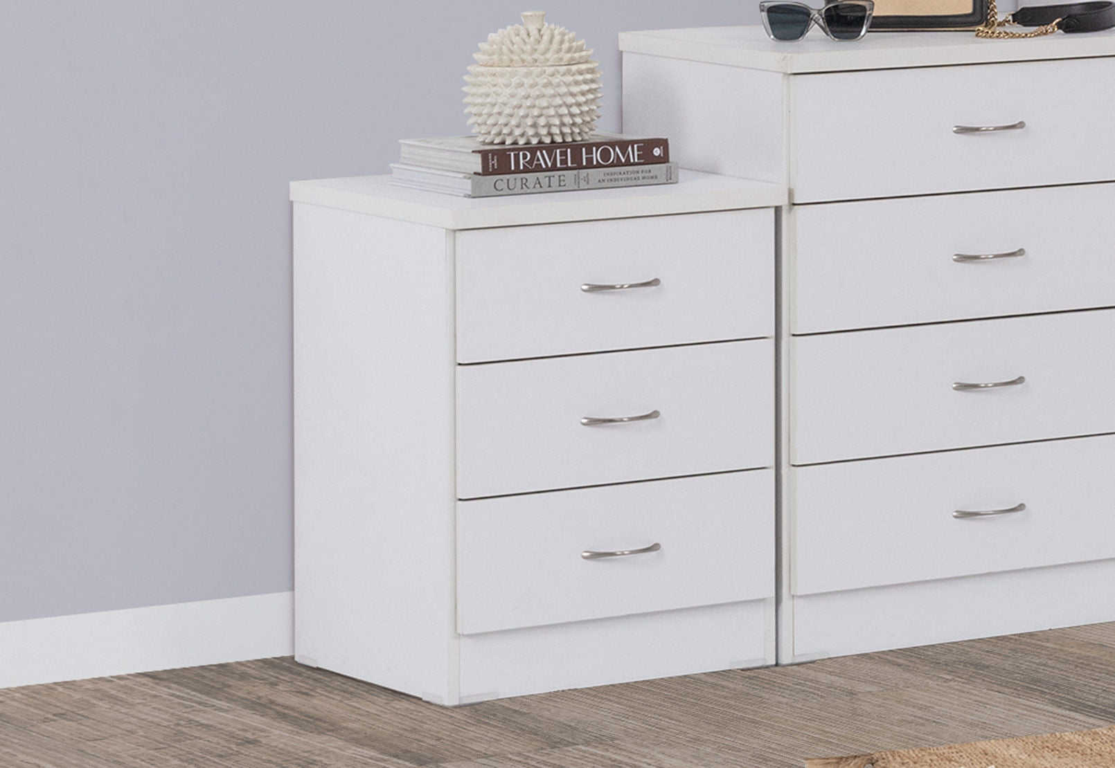 SPACESAVER BEDSIDE WHITE