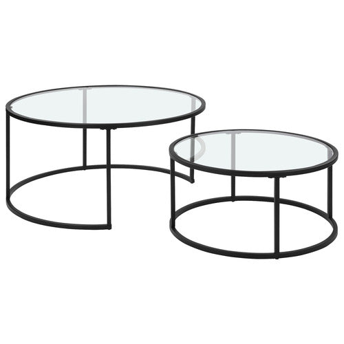 ESTUDIO FURNITURE 3 PIECE COCO NESTING COFFEE & SIDE TABLE SET