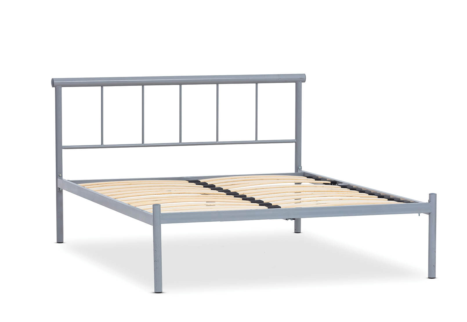 OLIVIA DOUBLE BED SILVER