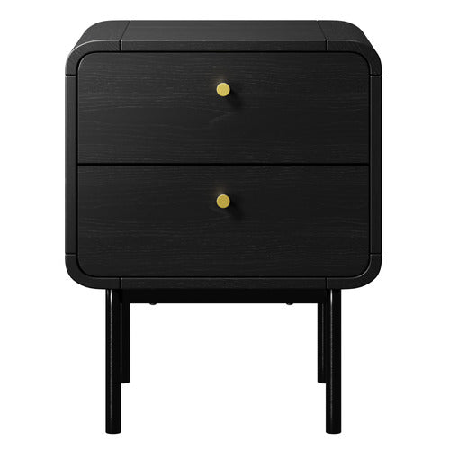 LIVING FUSION ASHBOURNE 2 DRAWER BEDSIDE TABLE