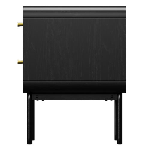 LIVING FUSION ASHBOURNE 2 DRAWER BEDSIDE TABLE