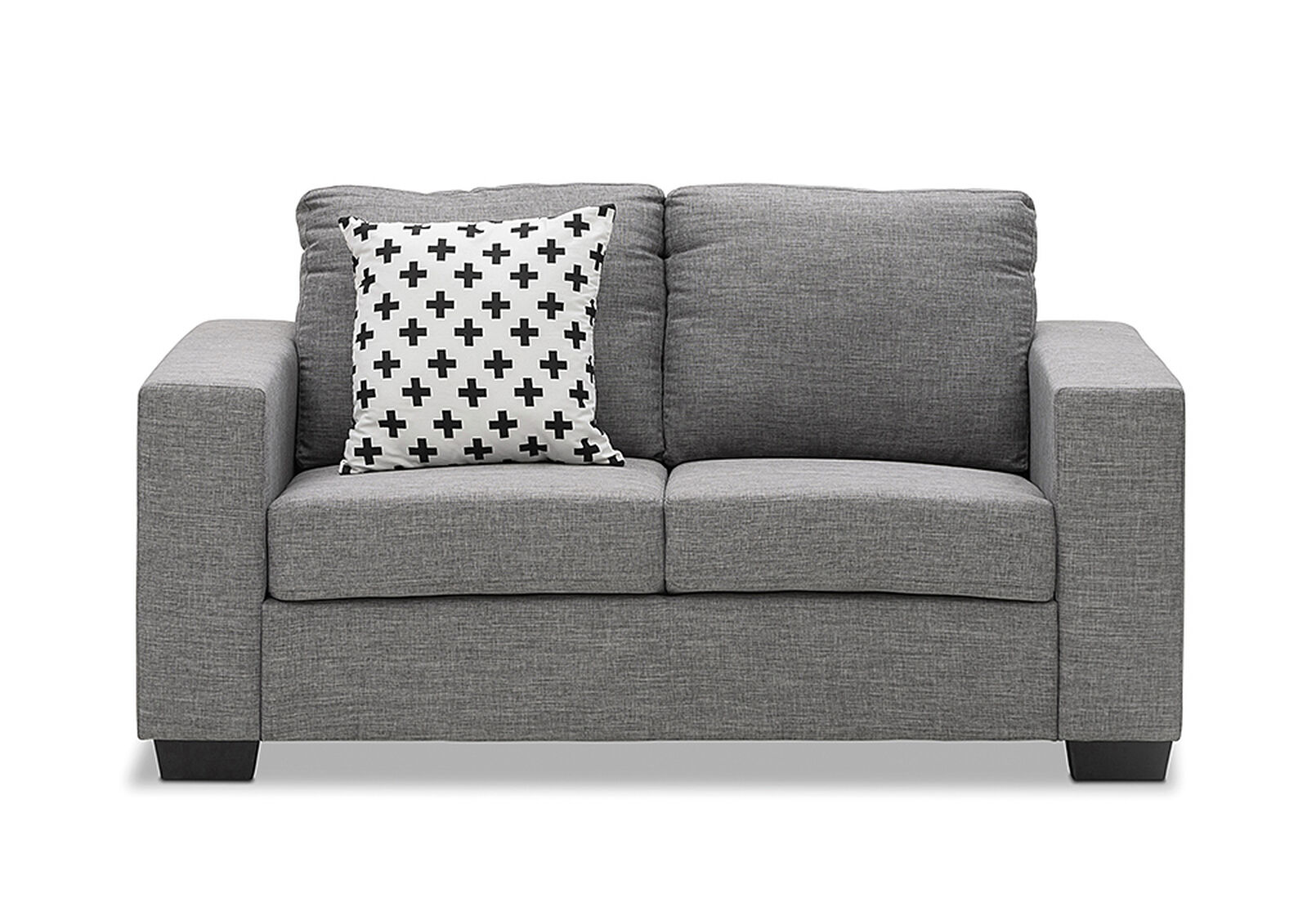 BONZA FABRIC 2 SEATER SOFA GREY