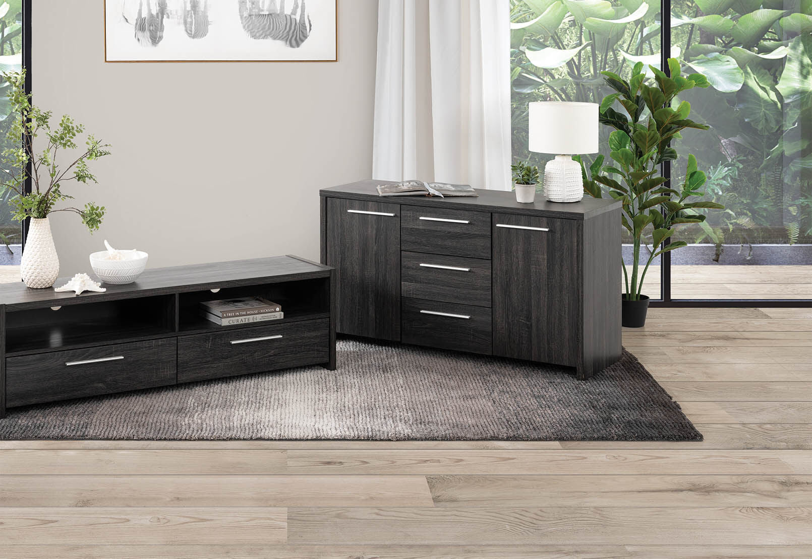 SUMMIT BUFFET CHARCOAL