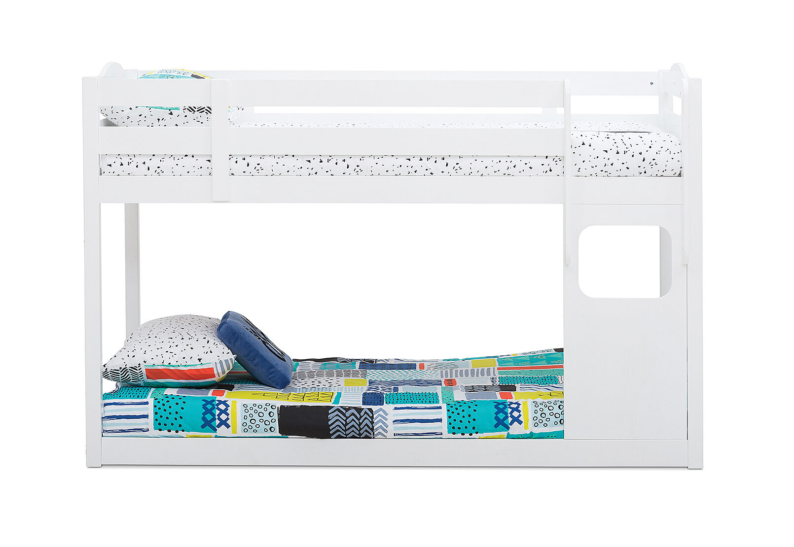 CAPTAIN JACK SINGLE CABIN BUNK BED WHITE