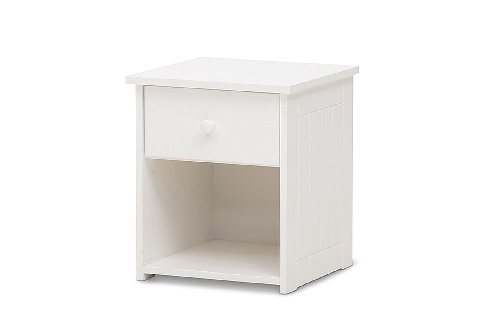 CAPTAIN JACK 1 DRAWER BEDSIDE WHITE