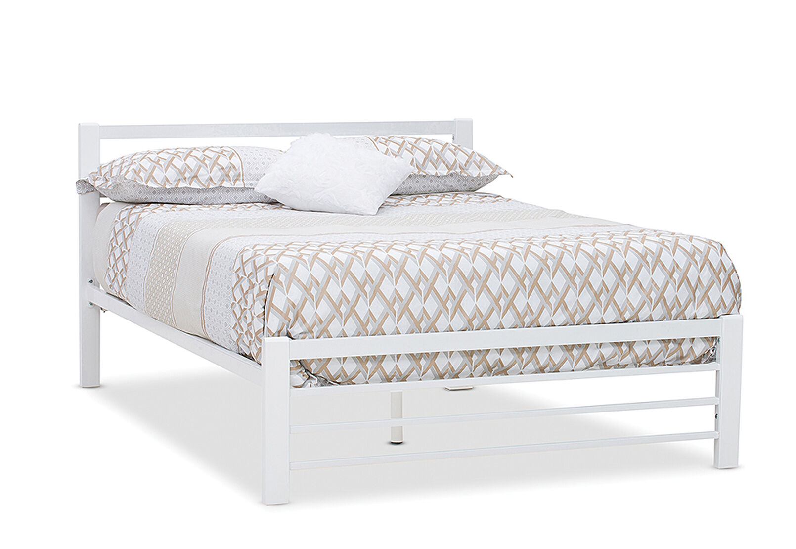ORIENT DOUBLE BED WHITE