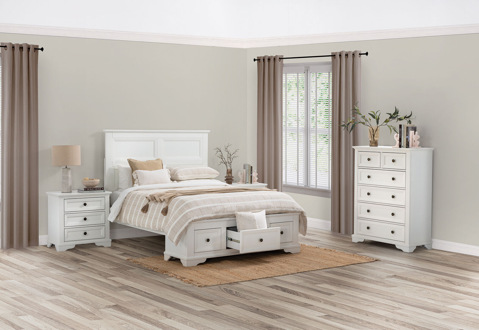 CHANELLE TALL CHEST WHITE