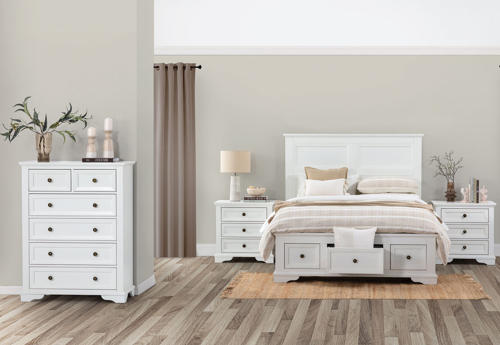 CHANELLE TALL CHEST WHITE