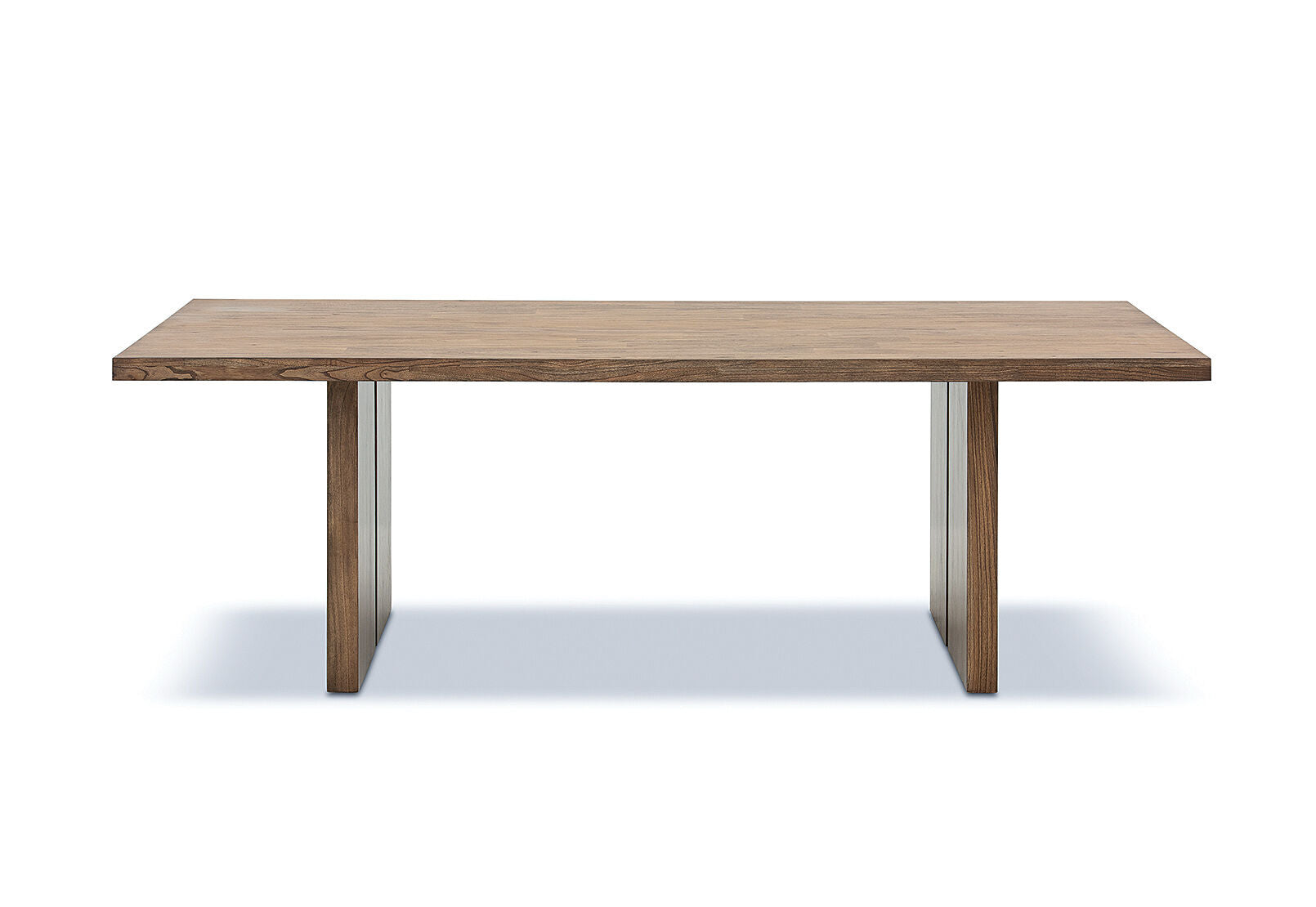 SORVINO 2400 DINING TABLE LIGHT WALNUT
