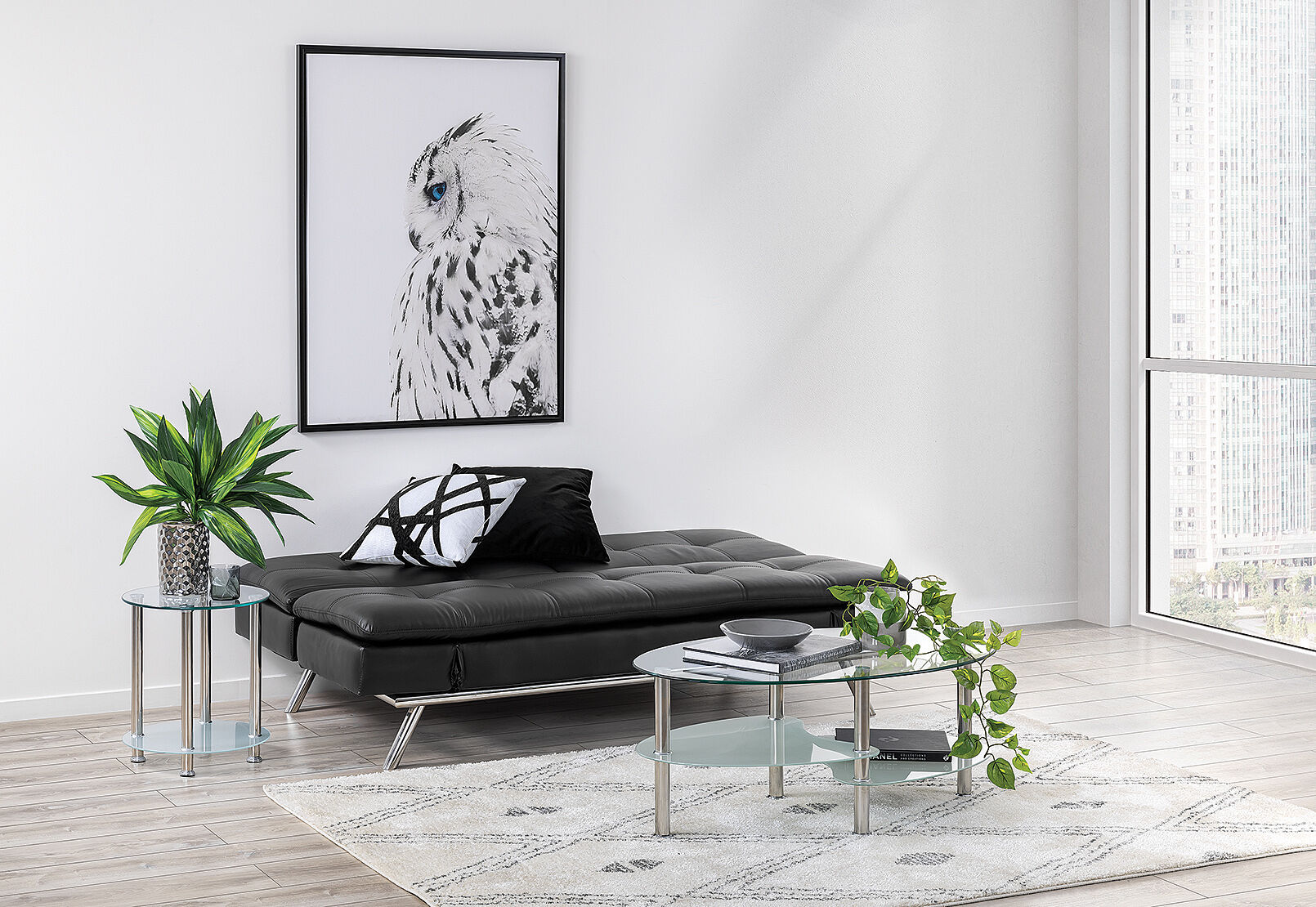 AXEL SOFA BED. BLACK