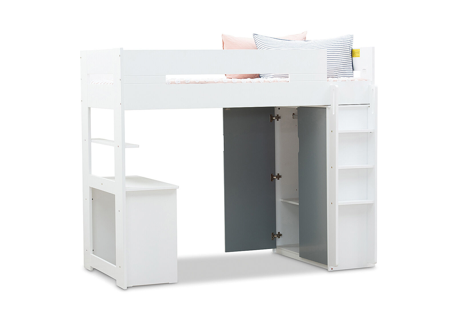 KODI ROBE BUNK BED WHITE/GREY
