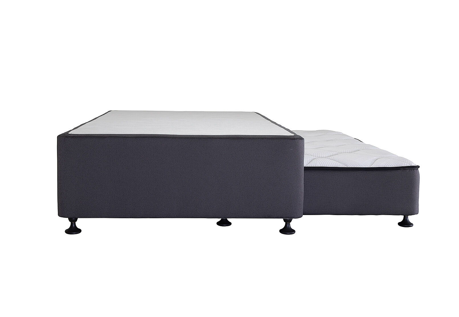 SINGLES BOUNTY BASE SINGLE TRUNDLE BASE WHITE