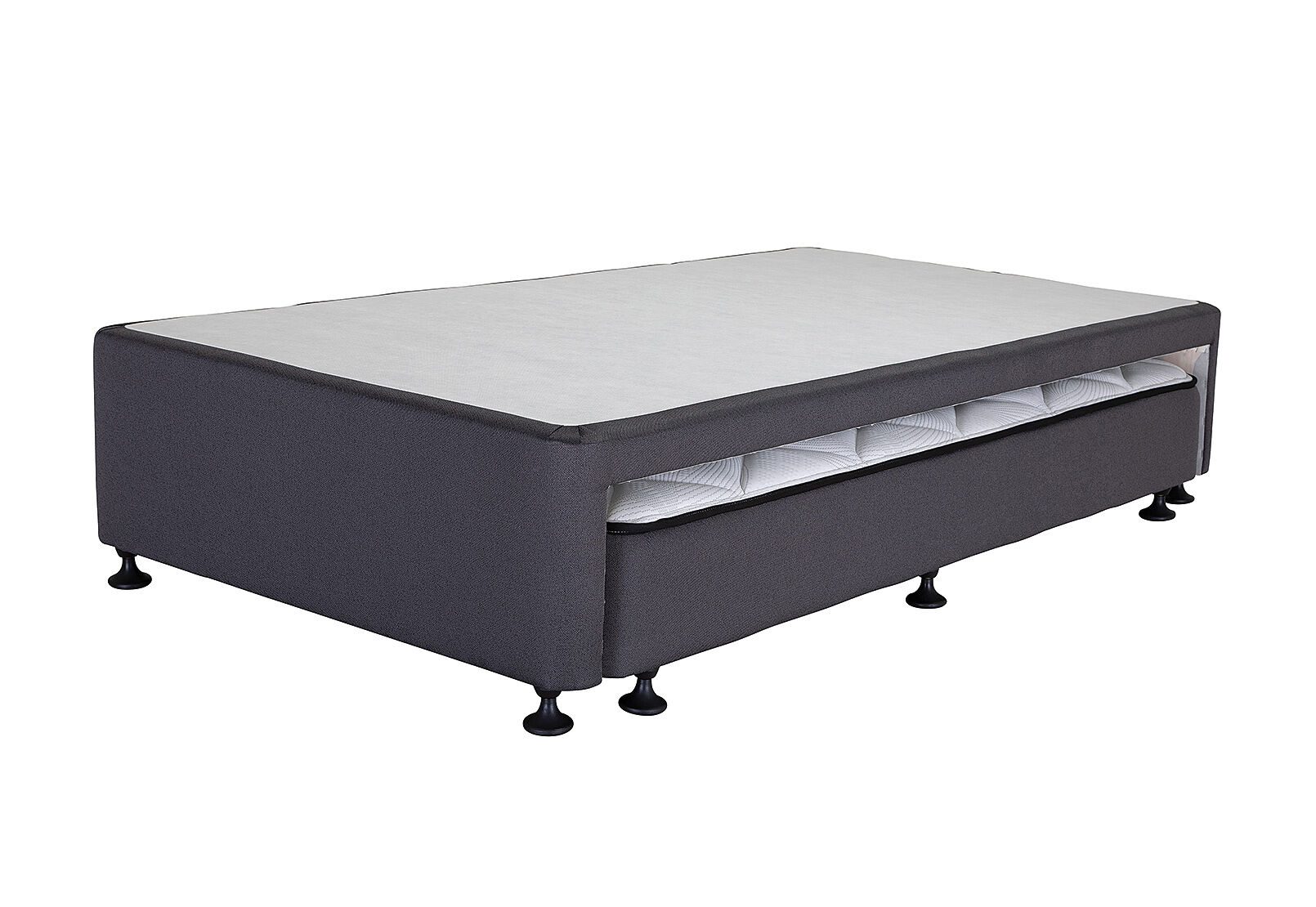 SINGLES BOUNTY BASE SINGLE TRUNDLE BASE WHITE