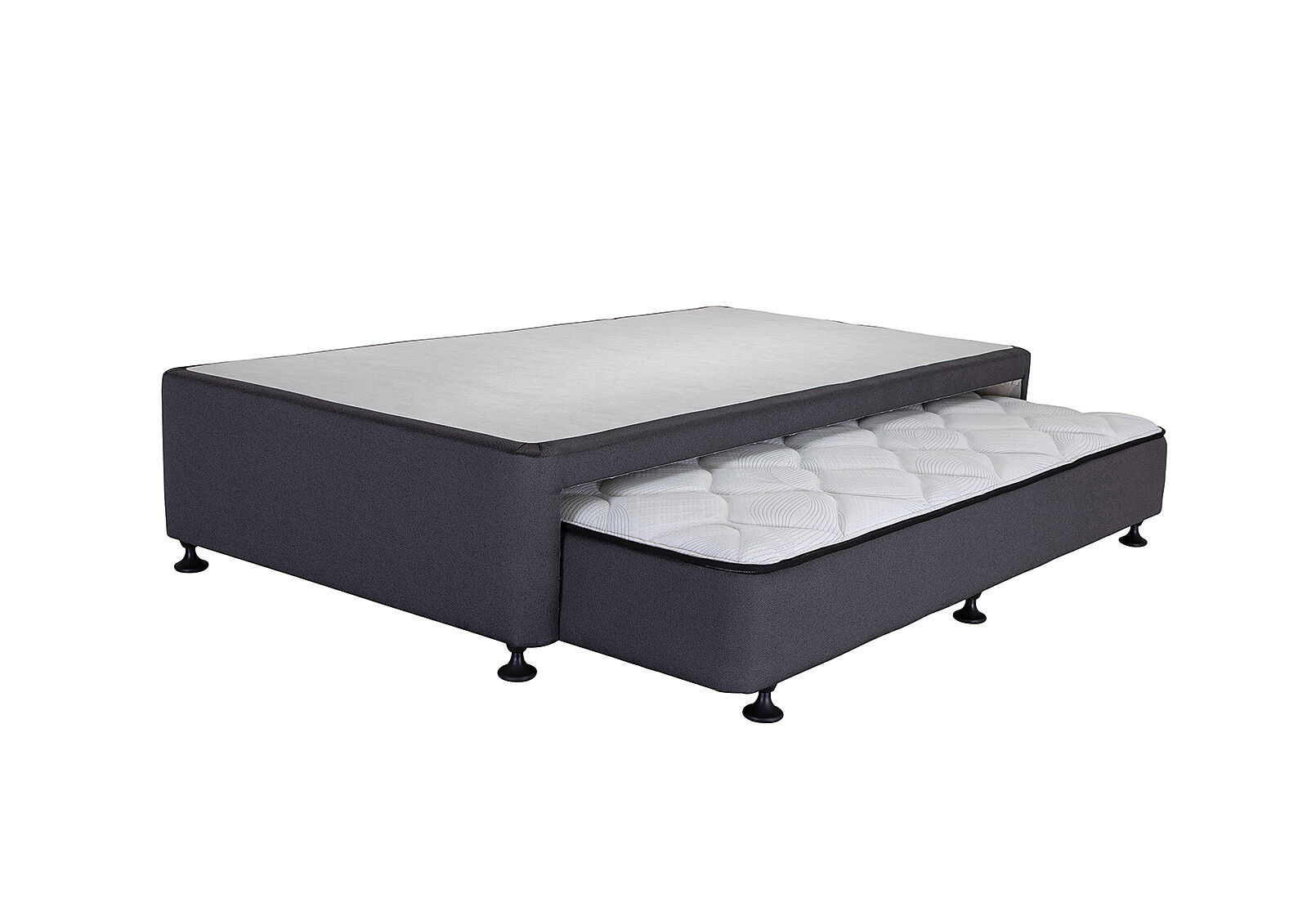 SINGLES BOUNTY BASE KING SINGLE TRUNDLE BASE WHITE