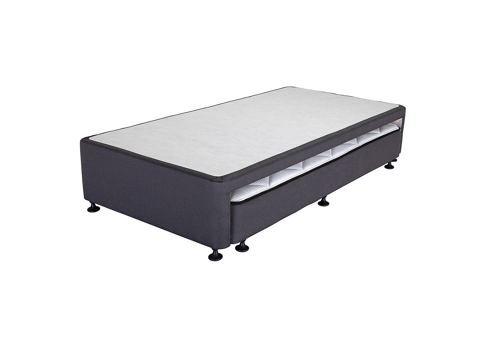 SINGLES BOUNTY BASE KING SINGLE TRUNDLE BASE WHITE