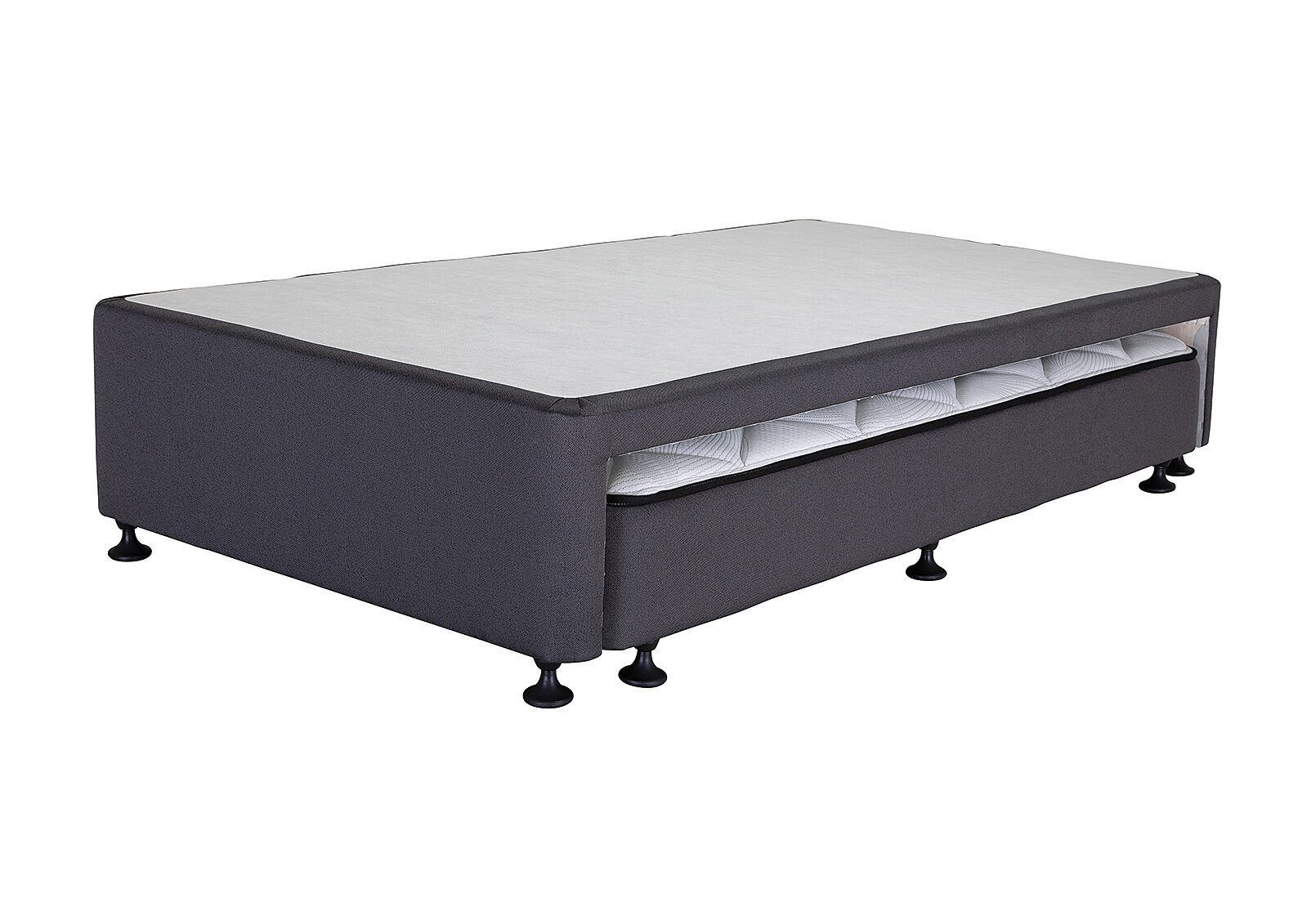 SINGLES BOUNTY BASE KING SINGLE TRUNDLE BASE WHITE