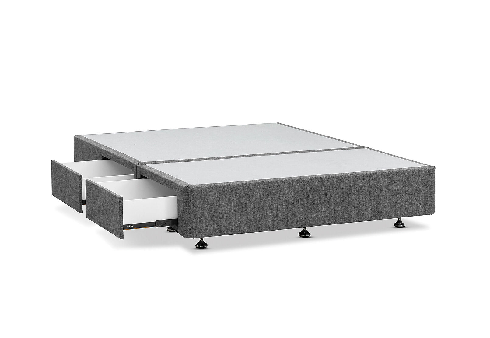 ORTHOKINETIC CLASSIC KING BASE WITH 4 DRAWERS (MTO) GREY