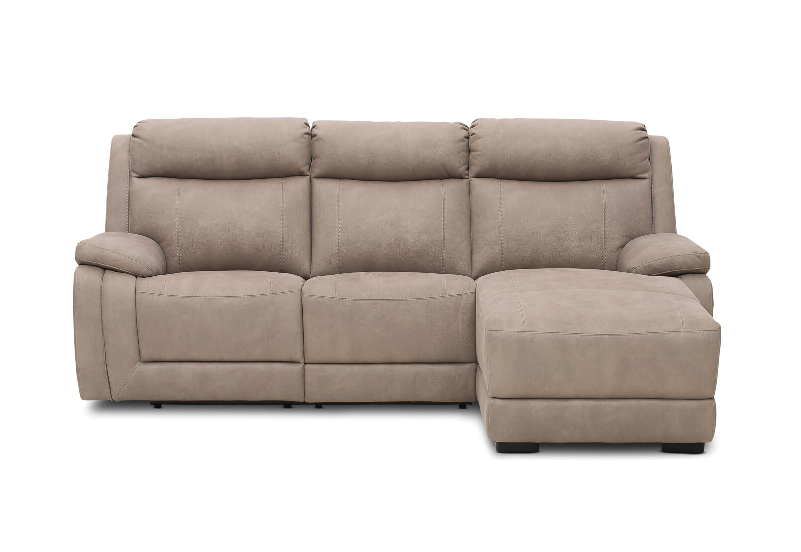 SAN MARCO FABRIC 3 SEATER RIGHT-HAND FACING CHAISE STONE