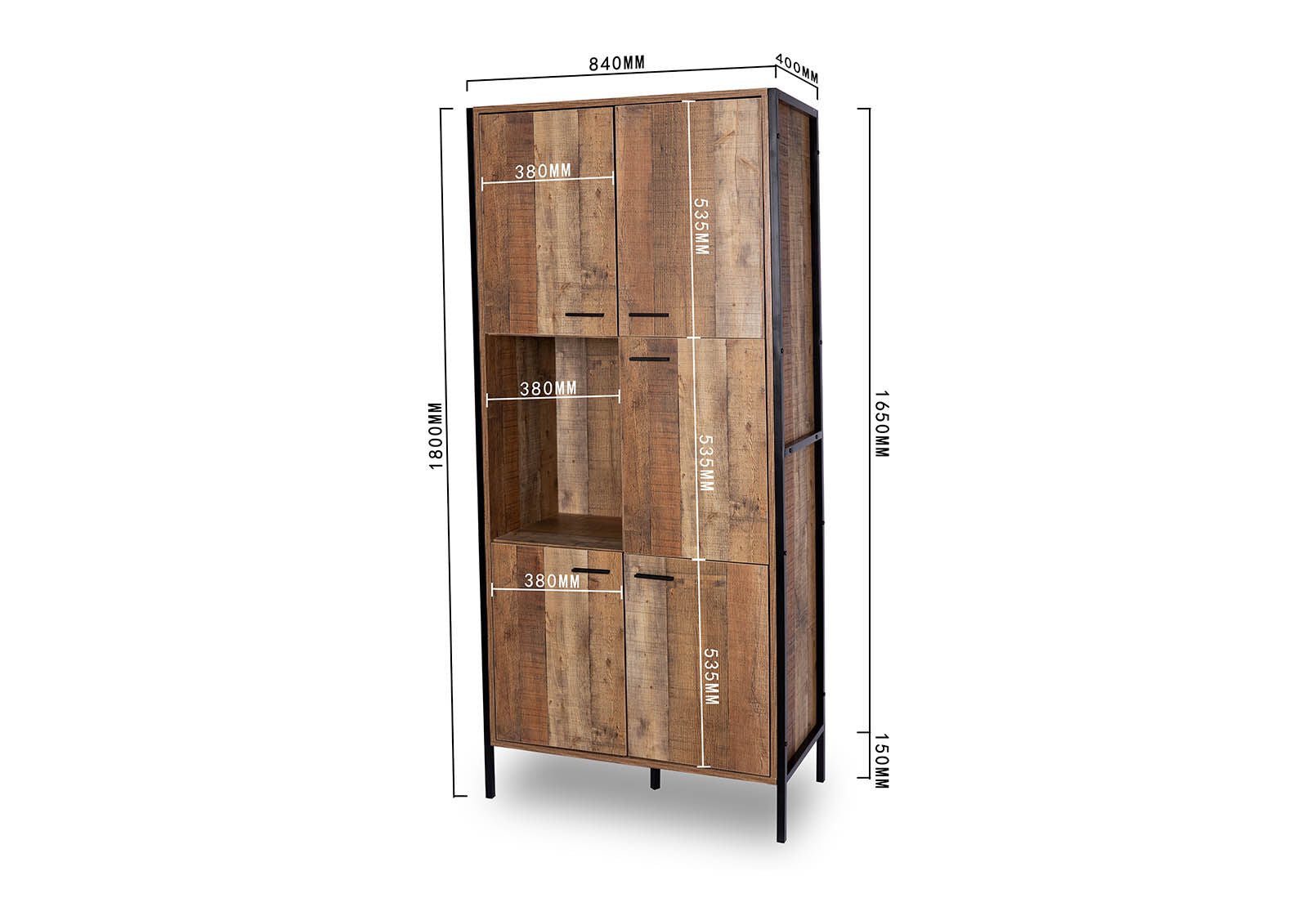 ALAN TALL CABINET NATURAL