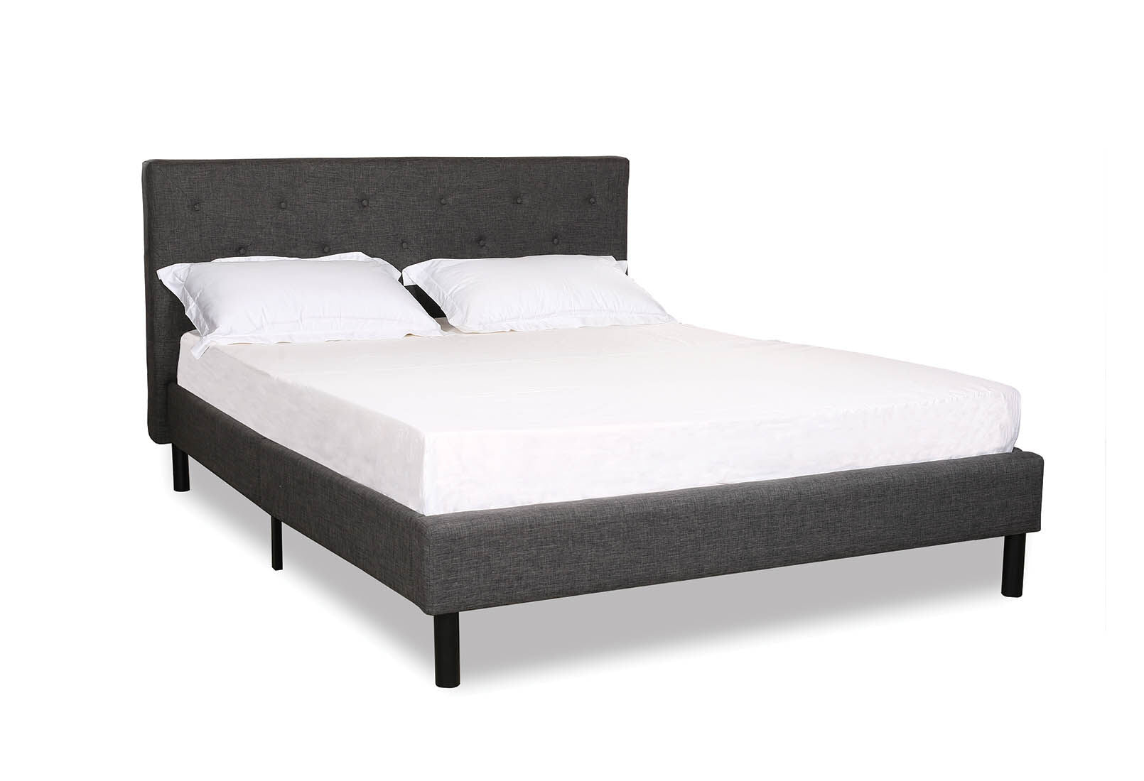 BRIGITTA GREY QUEEN BED GREY