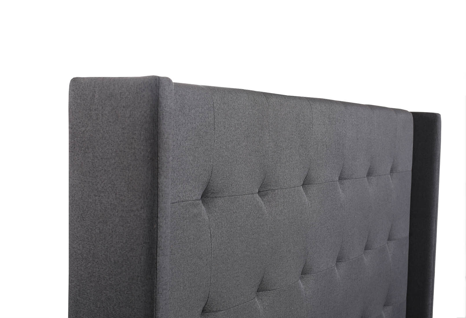 HARDWIN GREY QUEEN BED WITH DRAWERS GREY