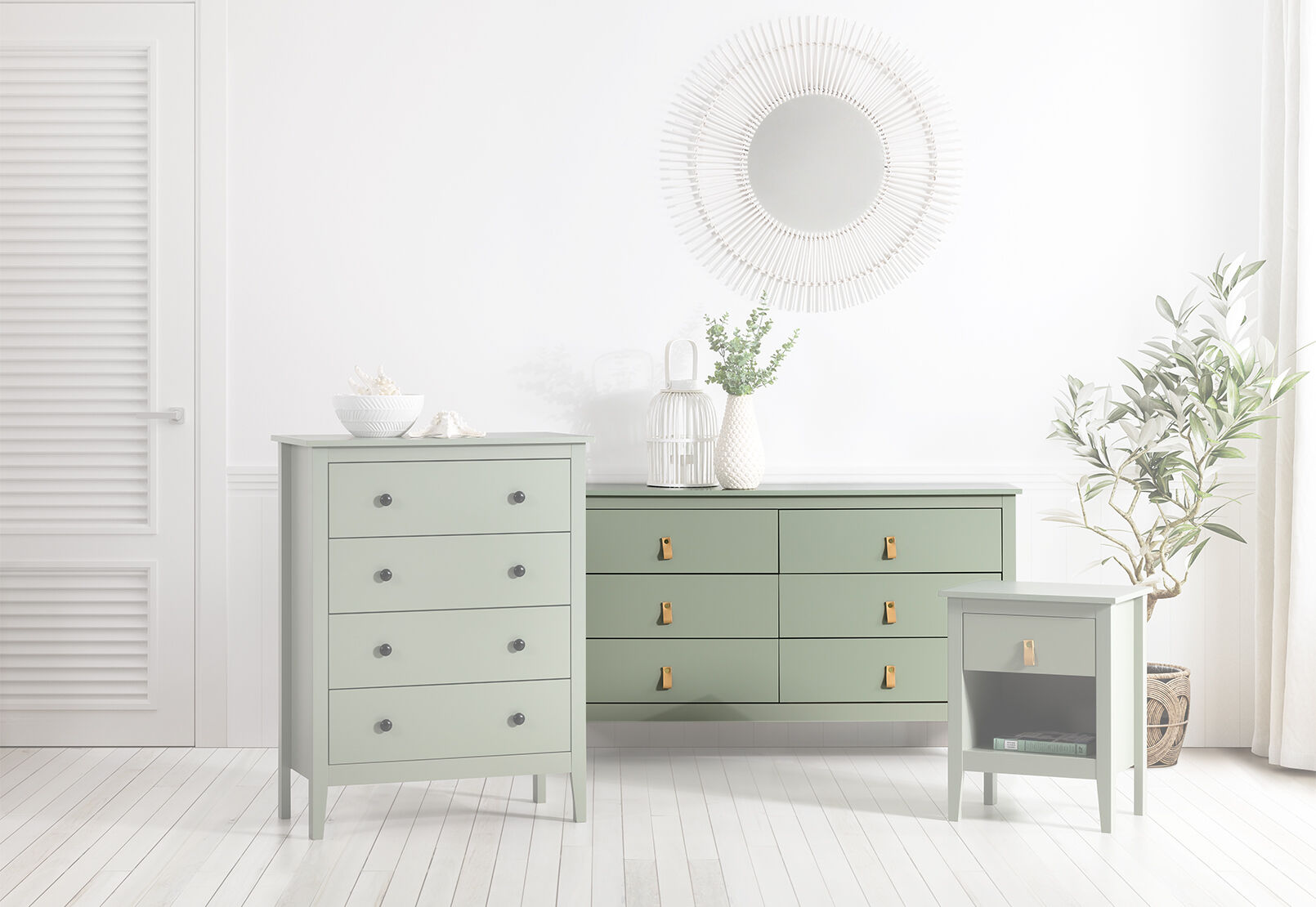 STANFORD OLIVE GREEN DRESSER OLIVE GREEN