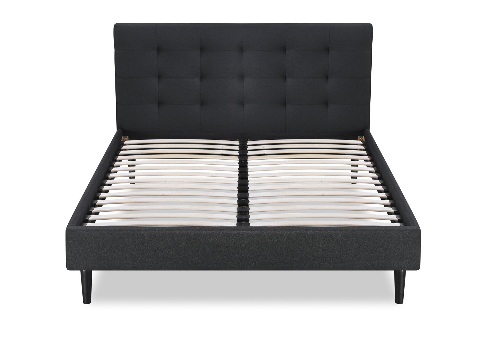 MURTEN CHARCOAL DOUBLE BED CHARCOAL