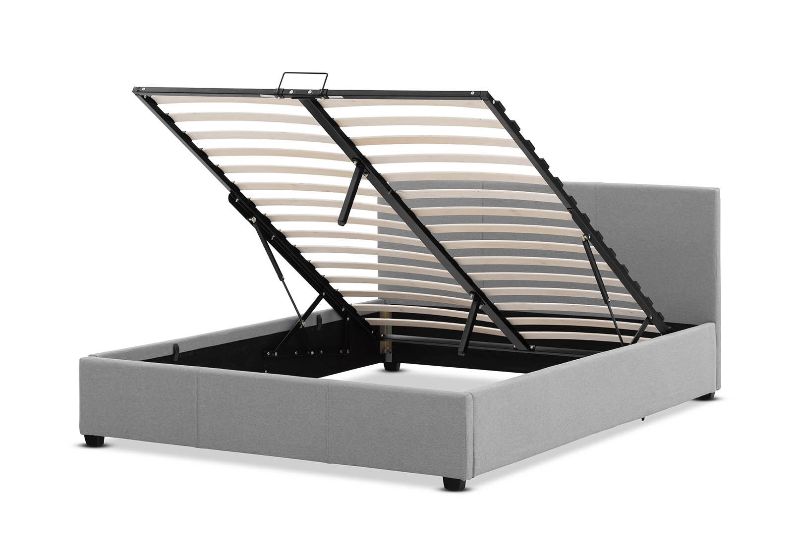 PAGOSA LIGHT GREY QUEEN LIFT BED LIGHT GREY