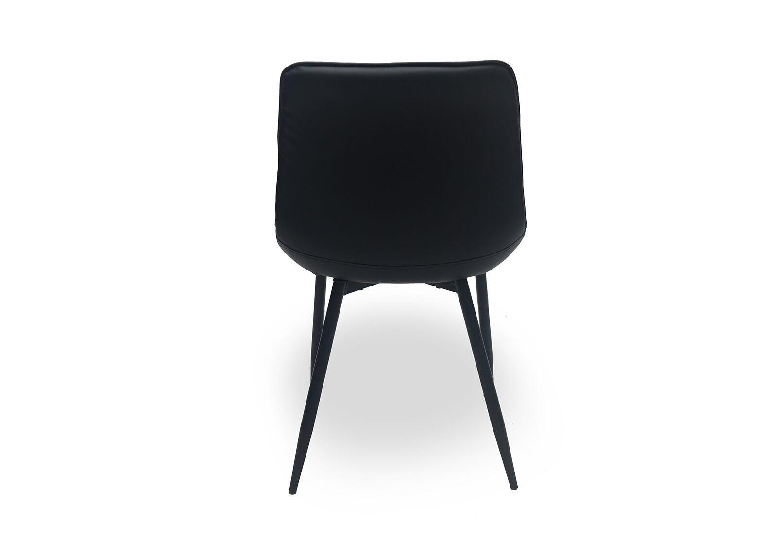 ARCADIAN SET OF 2 BLACK DINING CHAIRS BLACK